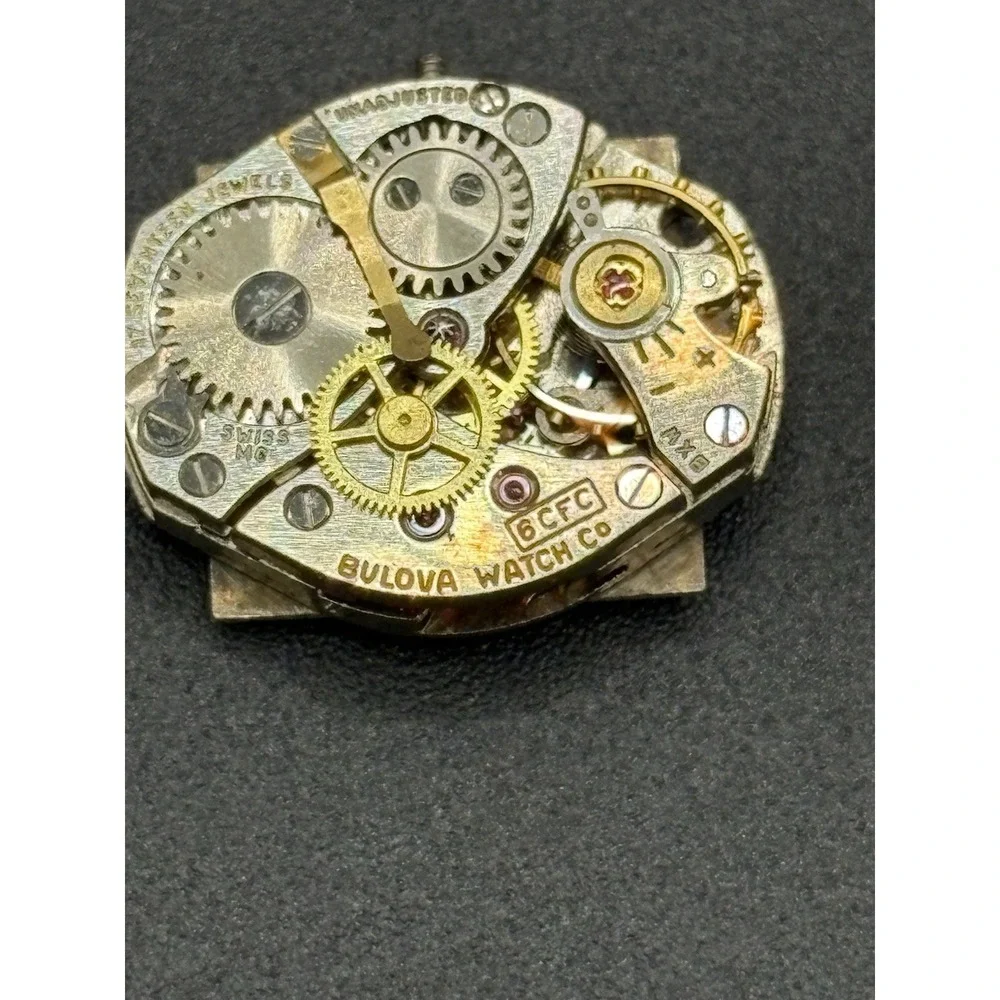 Bulova Ladies Watch Movement 6CFC Free Balance As-Is D15